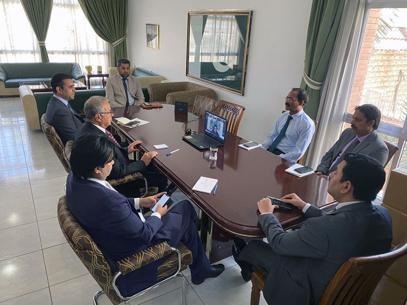 سفیرِ پاکستان سید سجاد حیدر کے ساتھ کویت میں پاکستانی صحافتی شخصیات کی آن لائن میٹنگ، پاکستانی کمیونٹی کے مسائل اور میڈیا کے کردار پر نشست 2